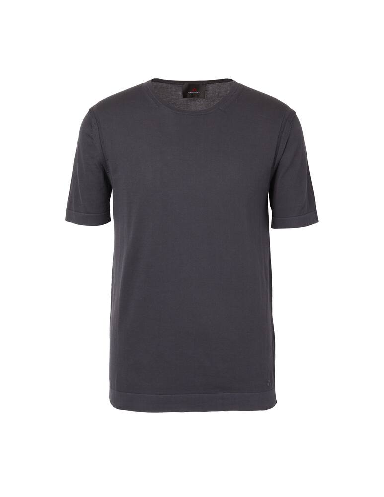 rinascente Peuterey Maglietta girocollo in maglia - blu