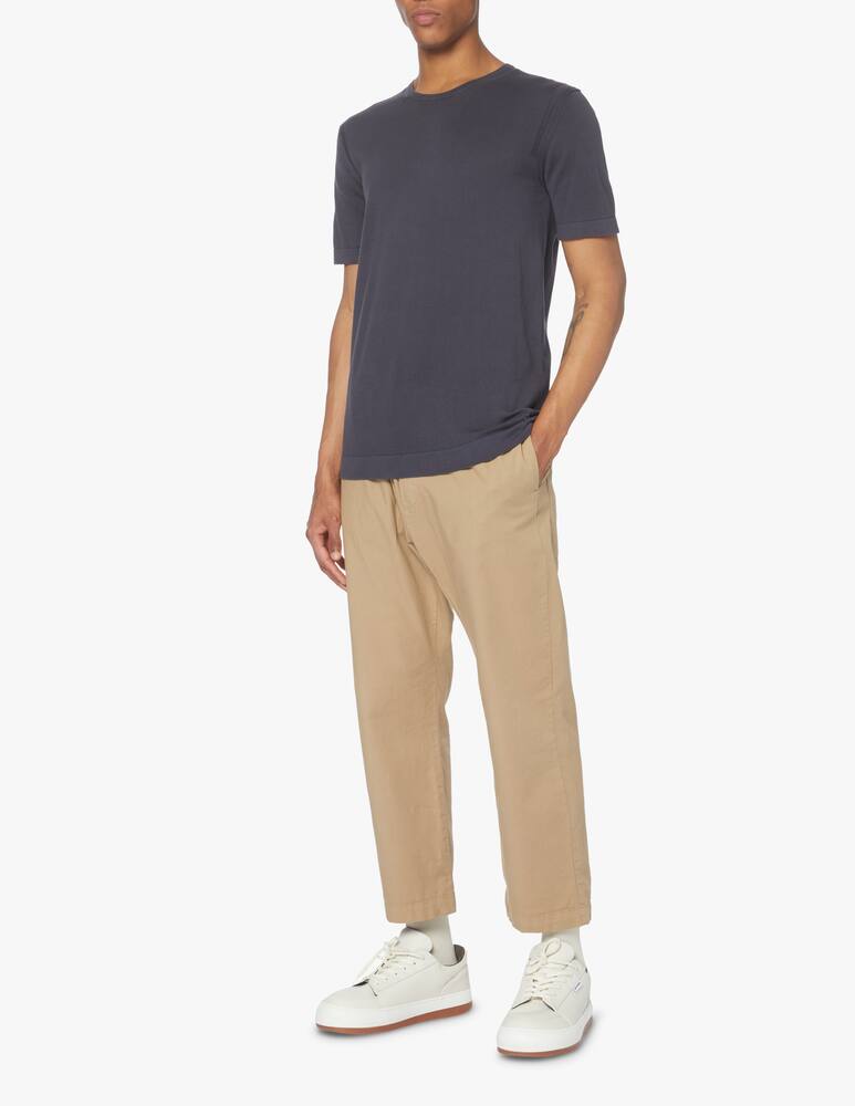 rinascente Peuterey Maglietta girocollo in maglia - blu