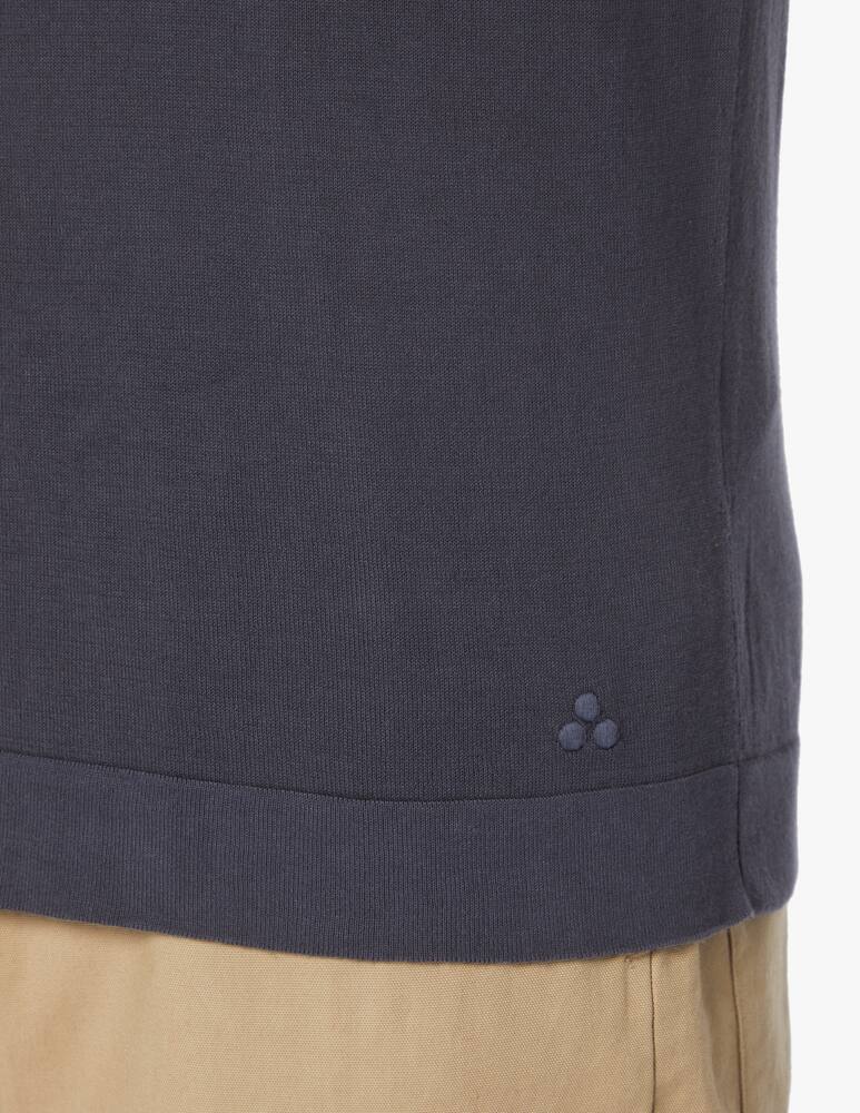 rinascente Peuterey Maglietta girocollo in maglia - blu