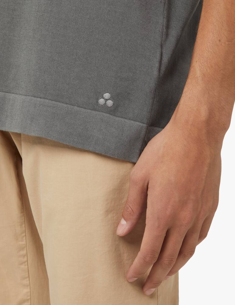 rinascente Peuterey Knitted roundneck t-shirt - grey