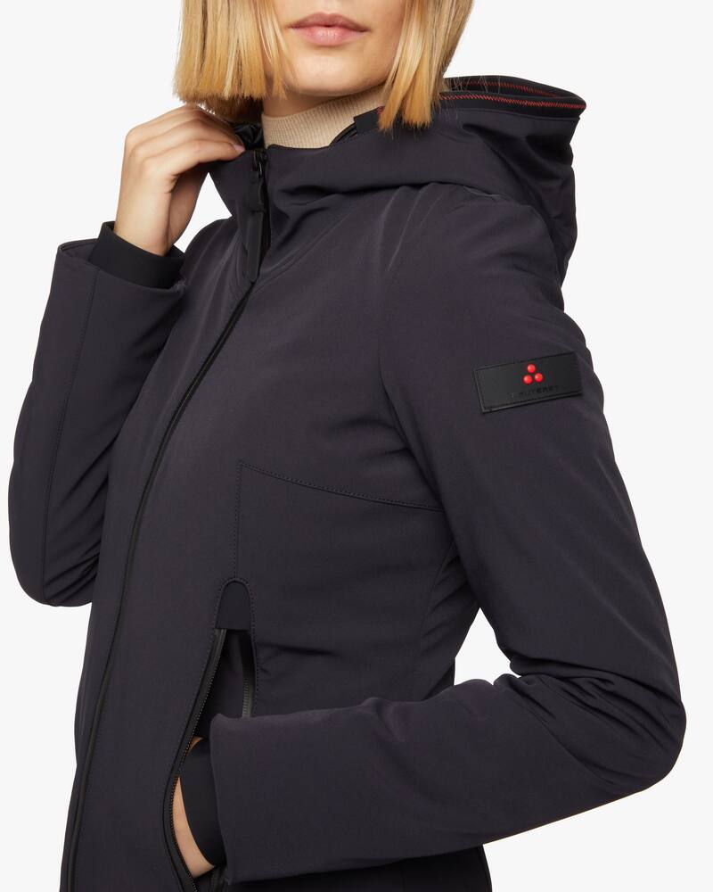 rinascente Peuterey Bakary hooded midi jacket - Blue