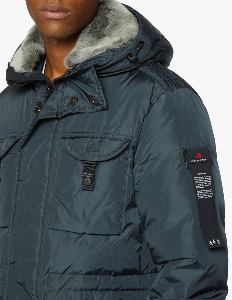 rinascente Peuterey Aiptek urban field jacket with fur