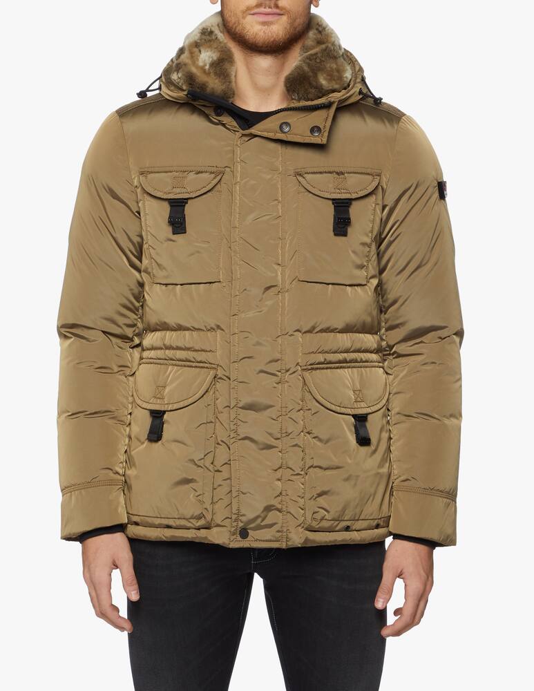 rinascente Peuterey Aiptek urban field jacket with fur