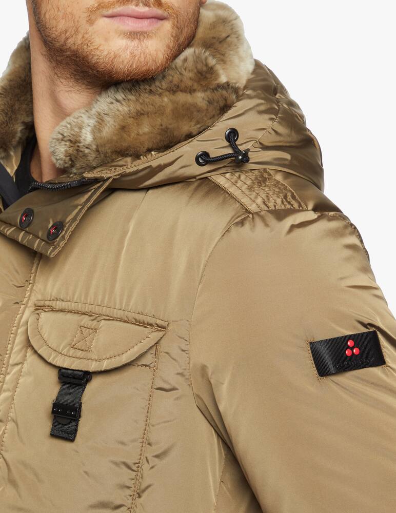 rinascente Peuterey Aiptek urban field jacket with fur