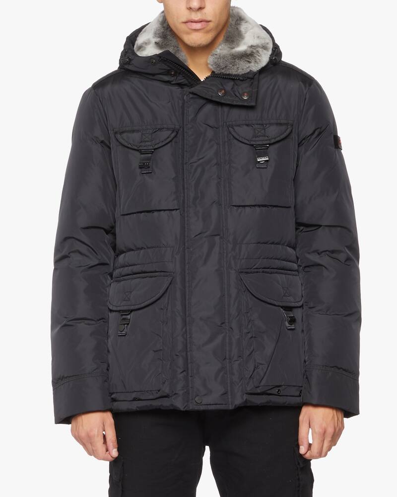 rinascente Peuterey Aiptek urban field jacket with fur