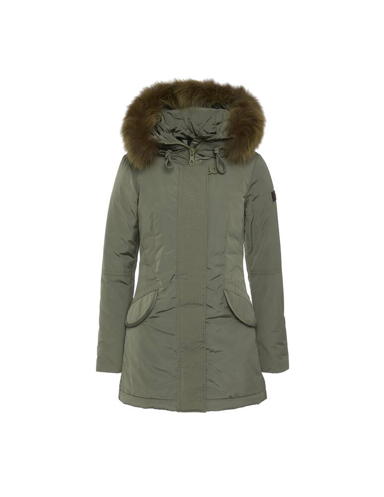 rinascente Peuterey Piumino midi collo pelliccia