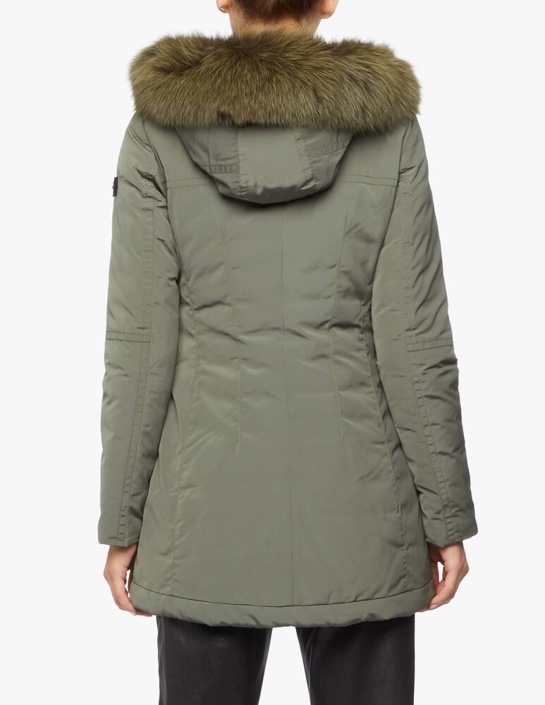 rinascente Peuterey Piumino midi collo pelliccia