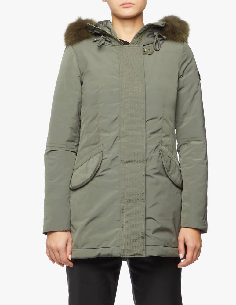 rinascente Peuterey Piumino midi collo pelliccia