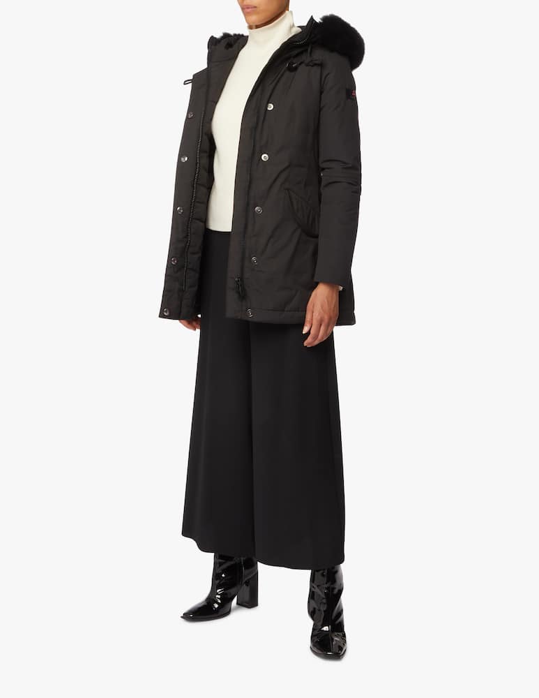 rinascente Peuterey Parka con cappuccio in pelliccia sintetica Marr