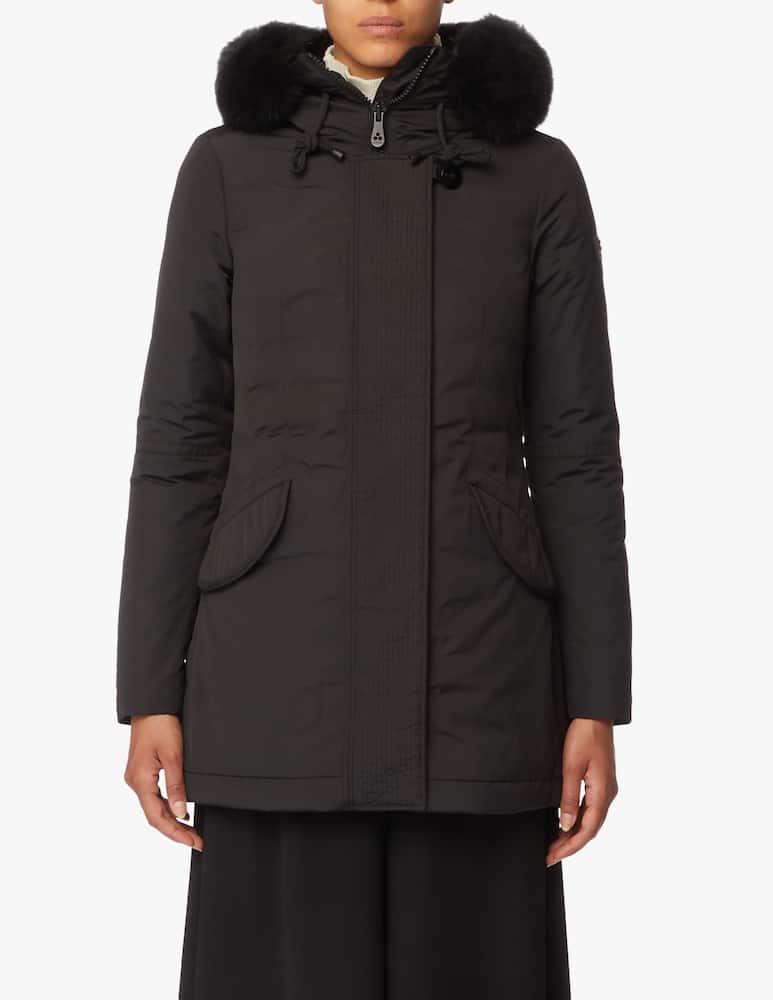 rinascente Peuterey Parka con cappuccio in pelliccia sintetica Marr