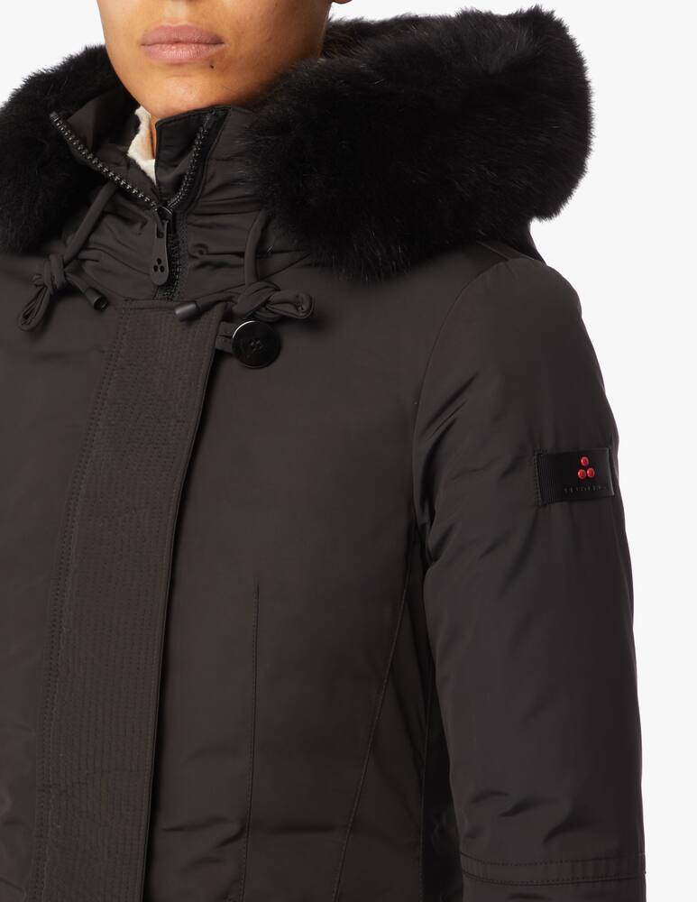 rinascente Peuterey Parka con cappuccio in pelliccia sintetica Marr