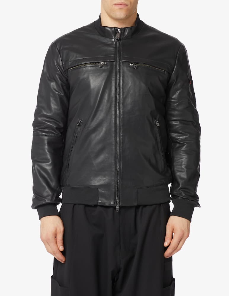 Peuterey Sands leather bomber jacket - picture 1 Peuterey Sands leather bomber jacket - picture 1