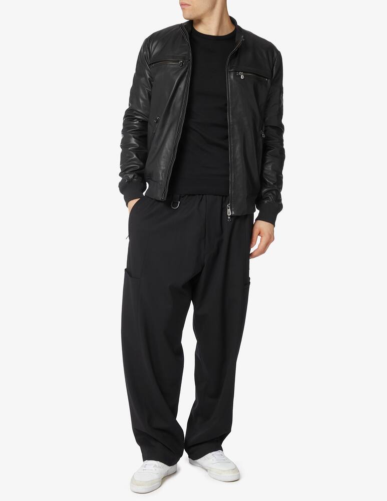 rinascente Peuterey Sands leather bomber jacket