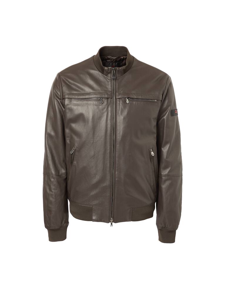 rinascente Peuterey Leather sands biker jacket