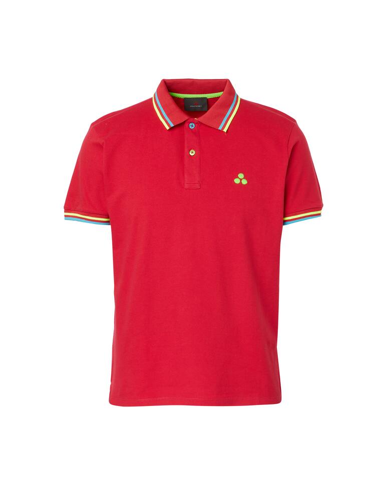 rinascente Peuterey New selandina short sleeve polo - red