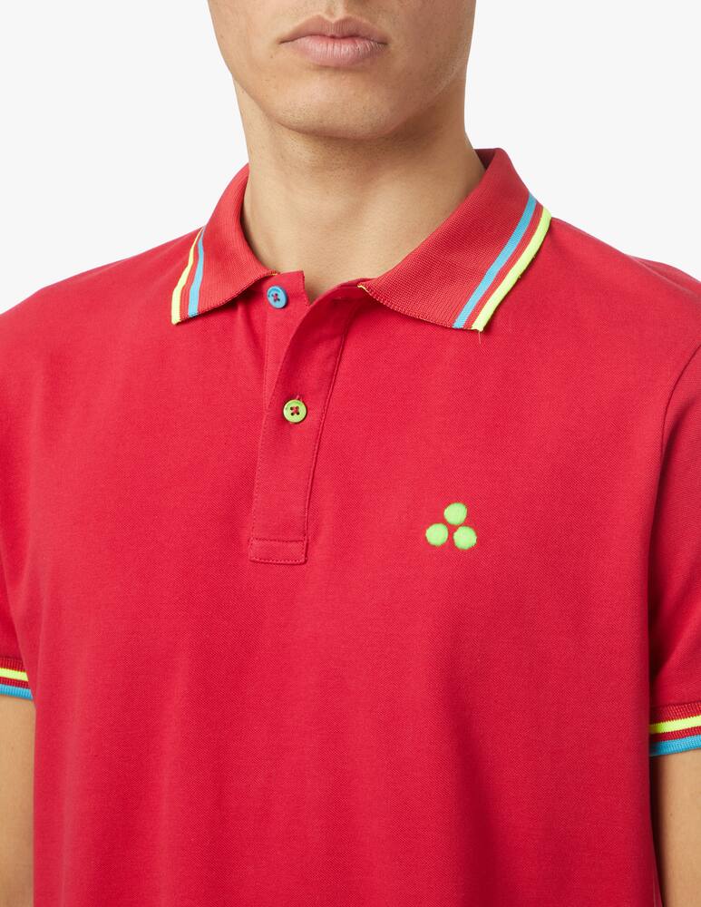 rinascente Peuterey New selandina short sleeve polo - red