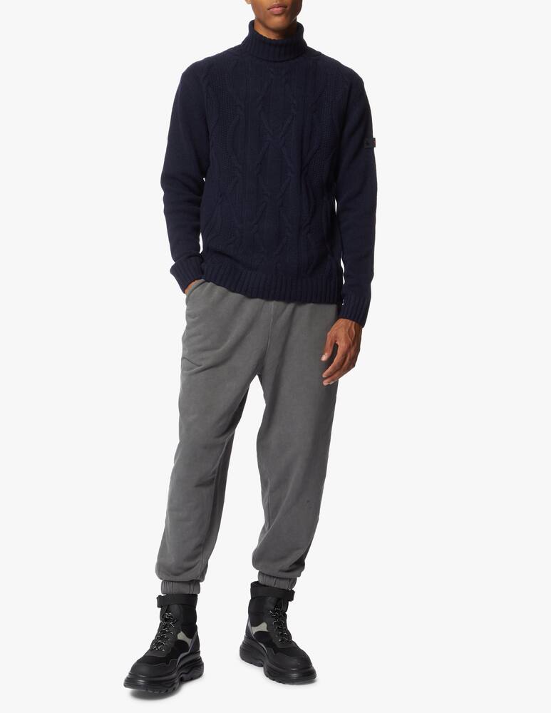 rinascente Peuterey Maglia collo alto alphard in misto lana motivo a treccia