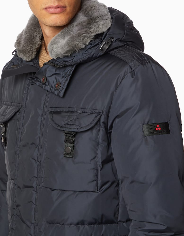 rinascente Peuterey Giacca imbottita aiptek in nylon con pelliccia