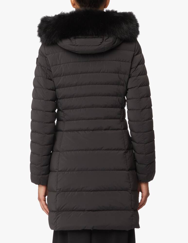 rinascente Peuterey Faux fur hooded down jacket Seriola