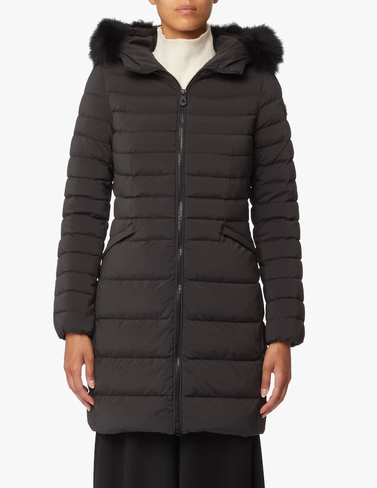 rinascente Peuterey Faux fur hooded down jacket Seriola