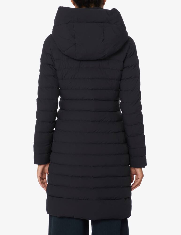 rinascente Peuterey Giraf long hooded coat - Black