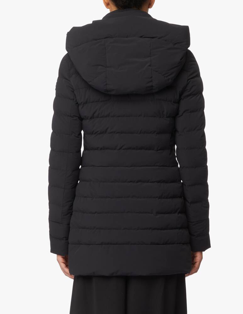 rinascente Peuterey Hooded down jacket Matar - Black