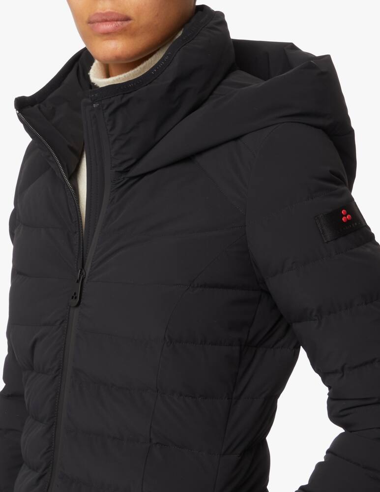 rinascente Peuterey Hooded down jacket Matar - Black