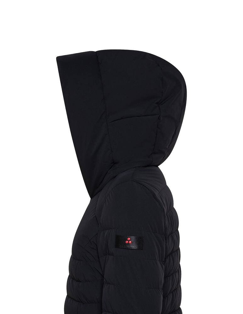 rinascente Peuterey Hooded down jacket Matar - Black