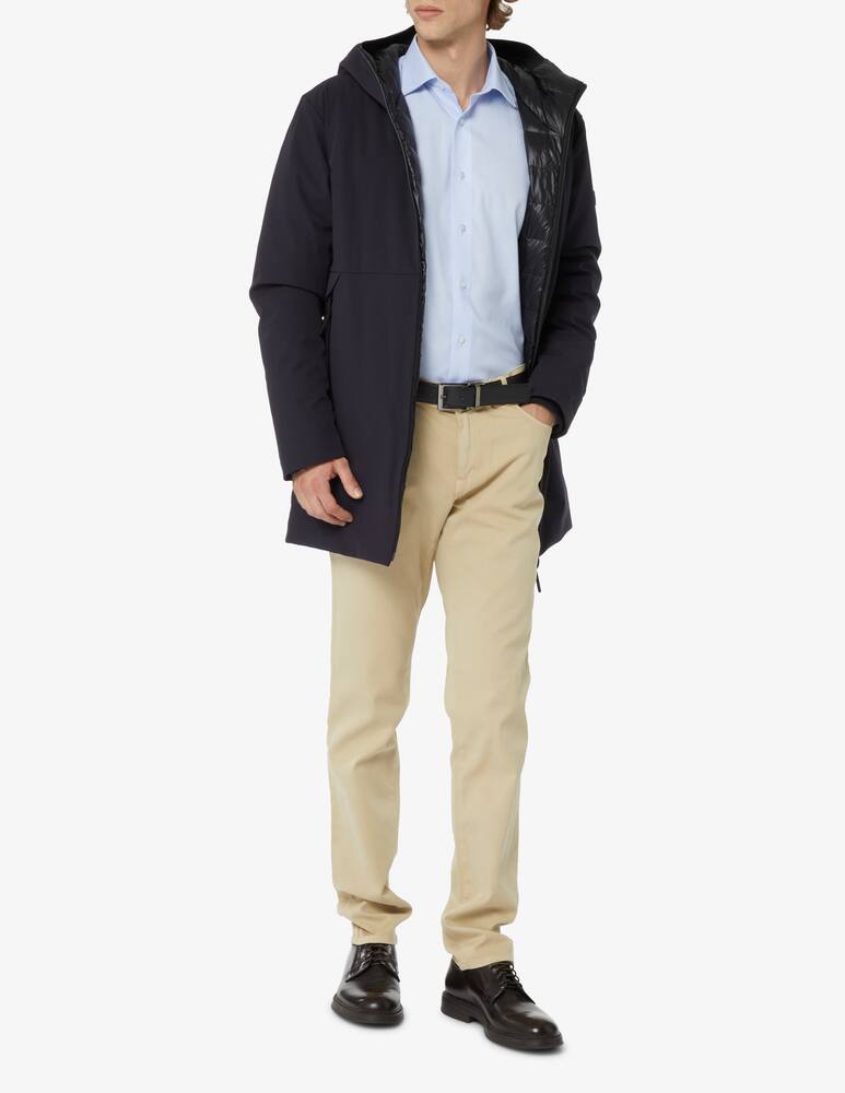 rinascente Peuterey Giacca lunga con cappuccio - Blu