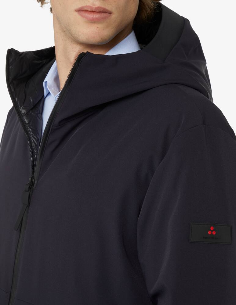 rinascente Peuterey Giacca lunga con cappuccio - Blu