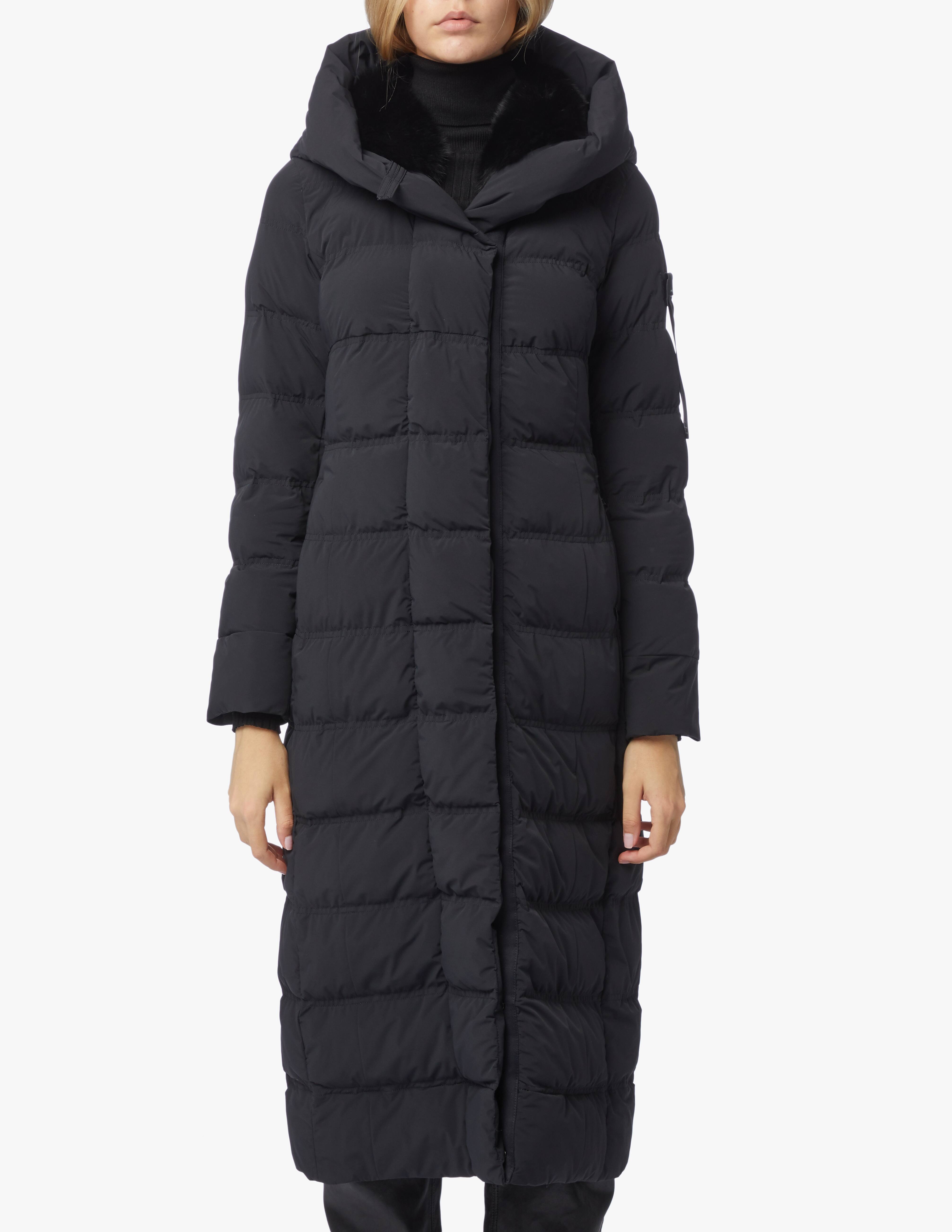 ankle length down coats