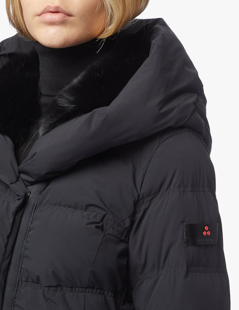 rinascente Peuterey Piumino con cappuccio in pelliccia sintetica Kraz