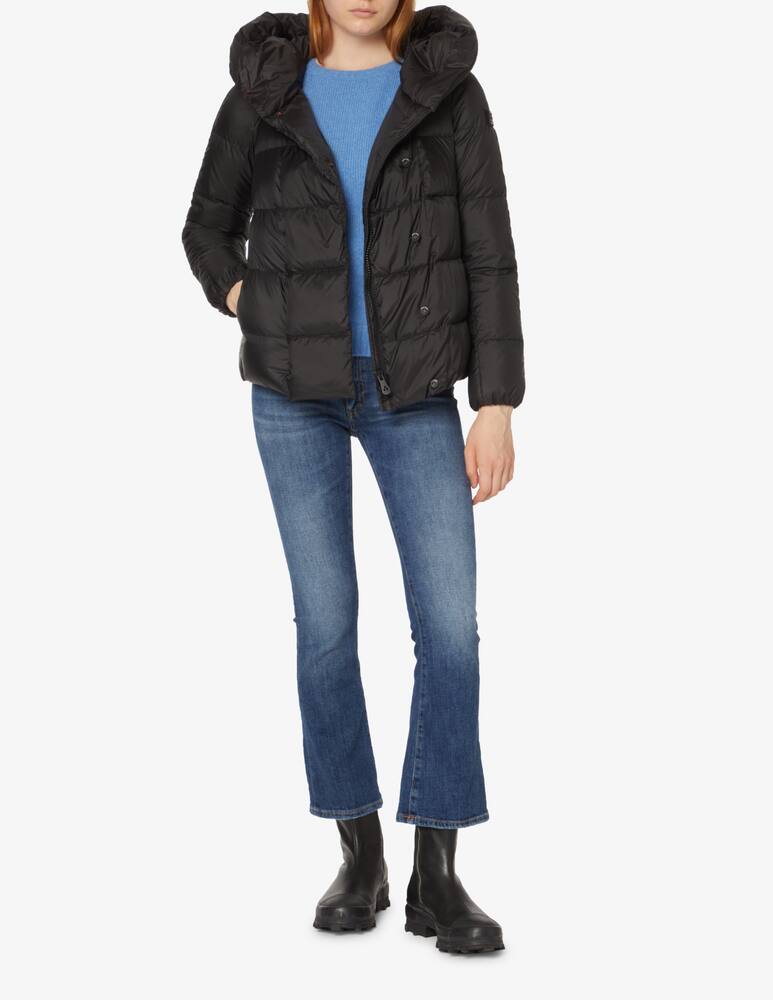 rinascente Peuterey Tucano MQE short coat with hood - Black