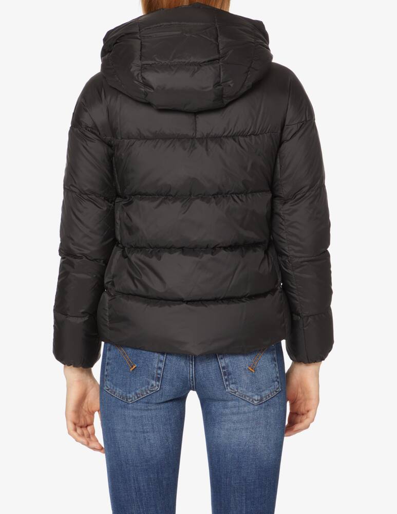 rinascente Peuterey Tucano MQE short coat with hood - Black