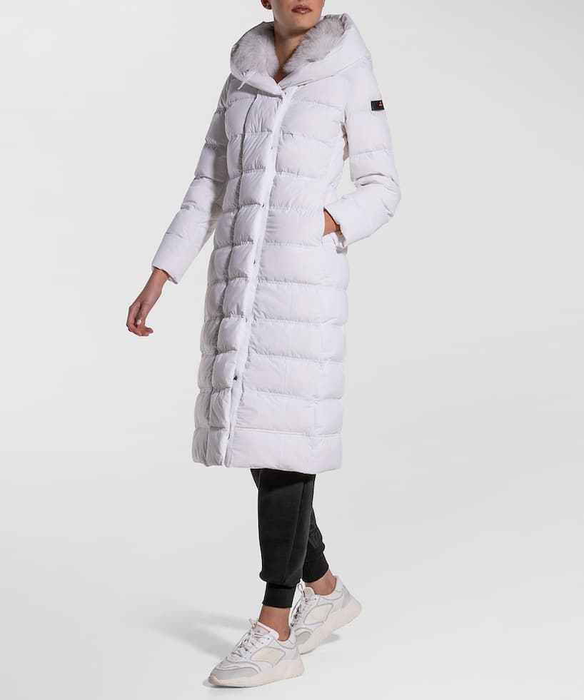 rinascente Peuterey Piumino con cappuccio in pelliccia sintetica Kraz