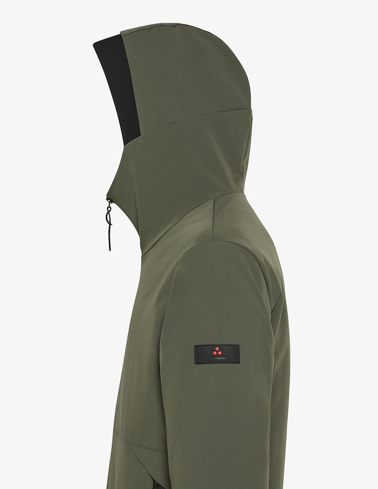 Peuterey Giacca con cappuccio softshell loge - immagine 2 Peuterey Giacca con cappuccio softshell loge - immagine 2