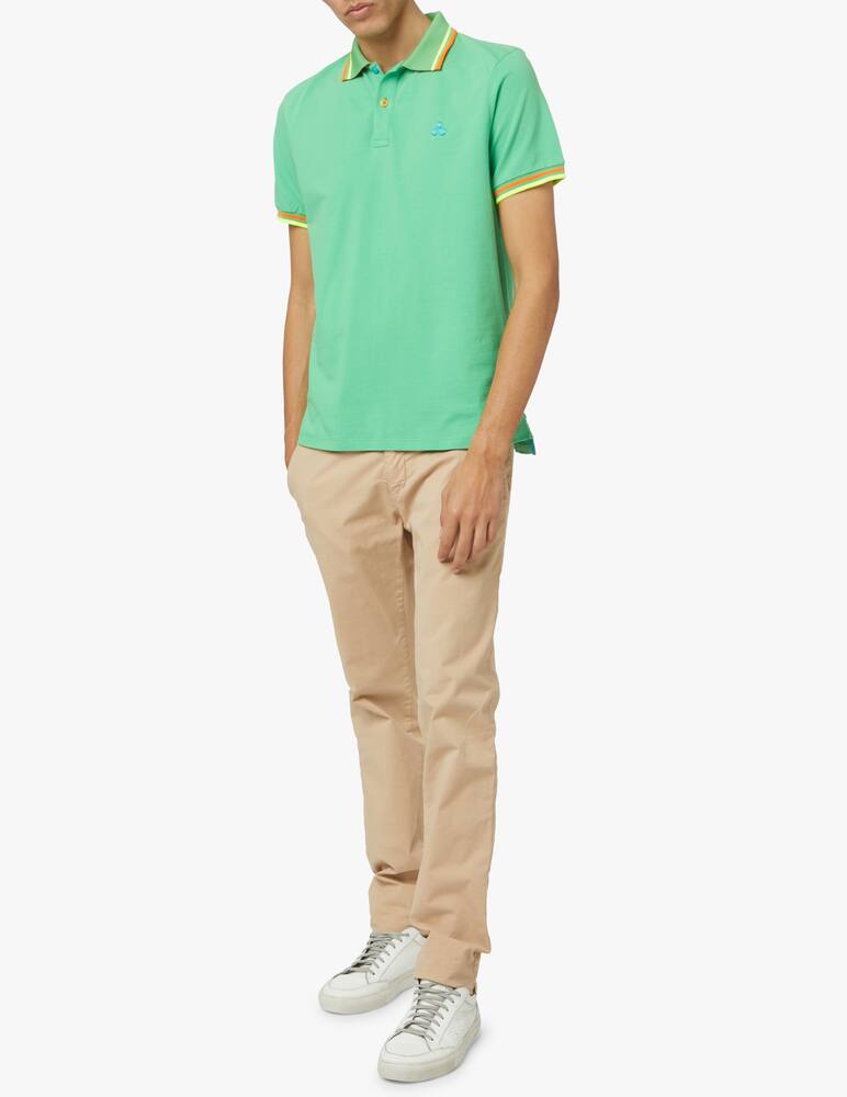 rinascente Peuterey New selandina short sleeve polo - green
