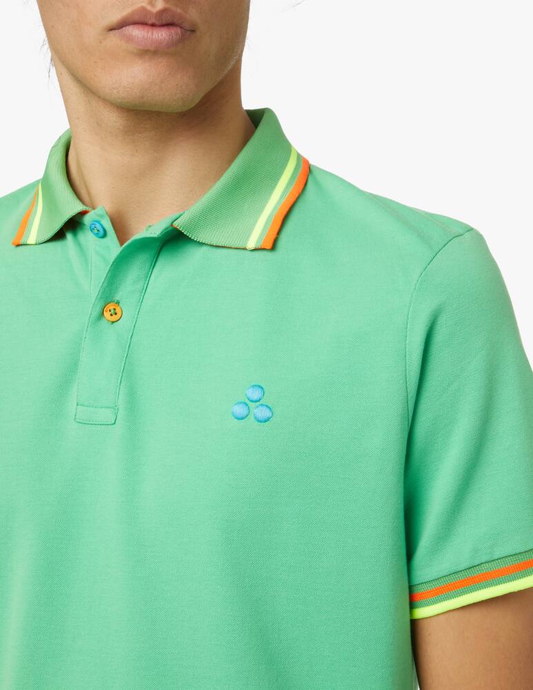 rinascente Peuterey New selandina short sleeve polo - green
