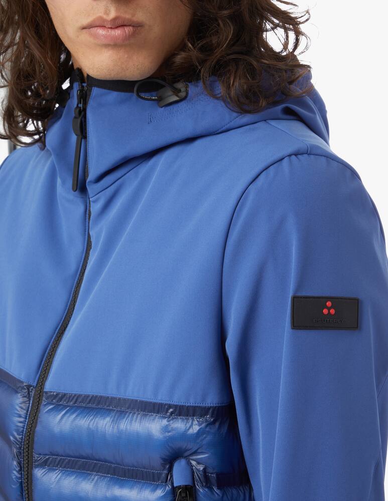 rinascente Peuterey Giacca bomber con cappuccio softshell - blu