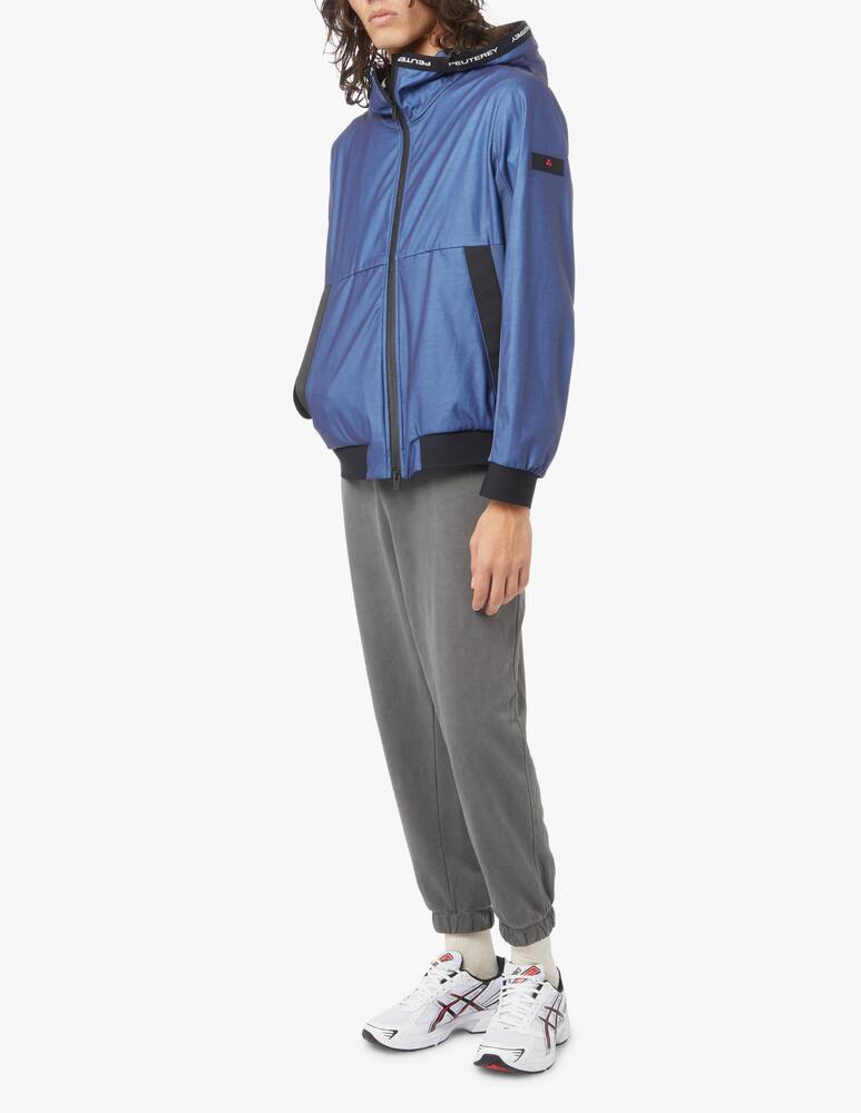rinascente Peuterey Giacca bomber con cappuccio in nylon - blu