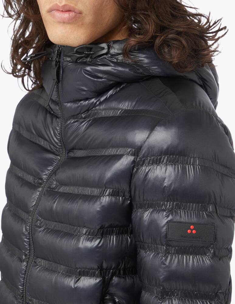 Peuterey Hooded bomber jacket - blue - picture 4
