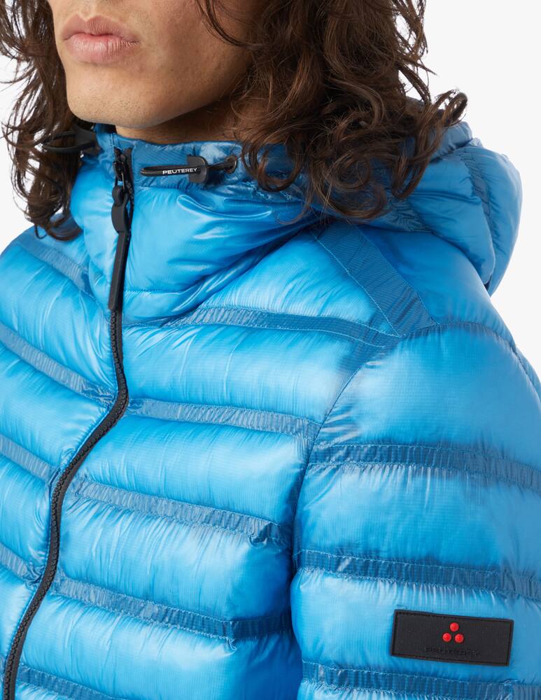rinascente Peuterey Giacca bomber con cappuccio - azzurro