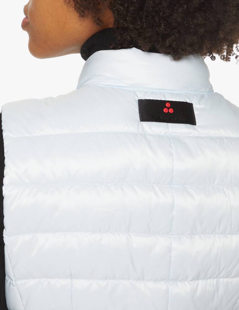 rinascente Peuterey Gigas long vest - light blue