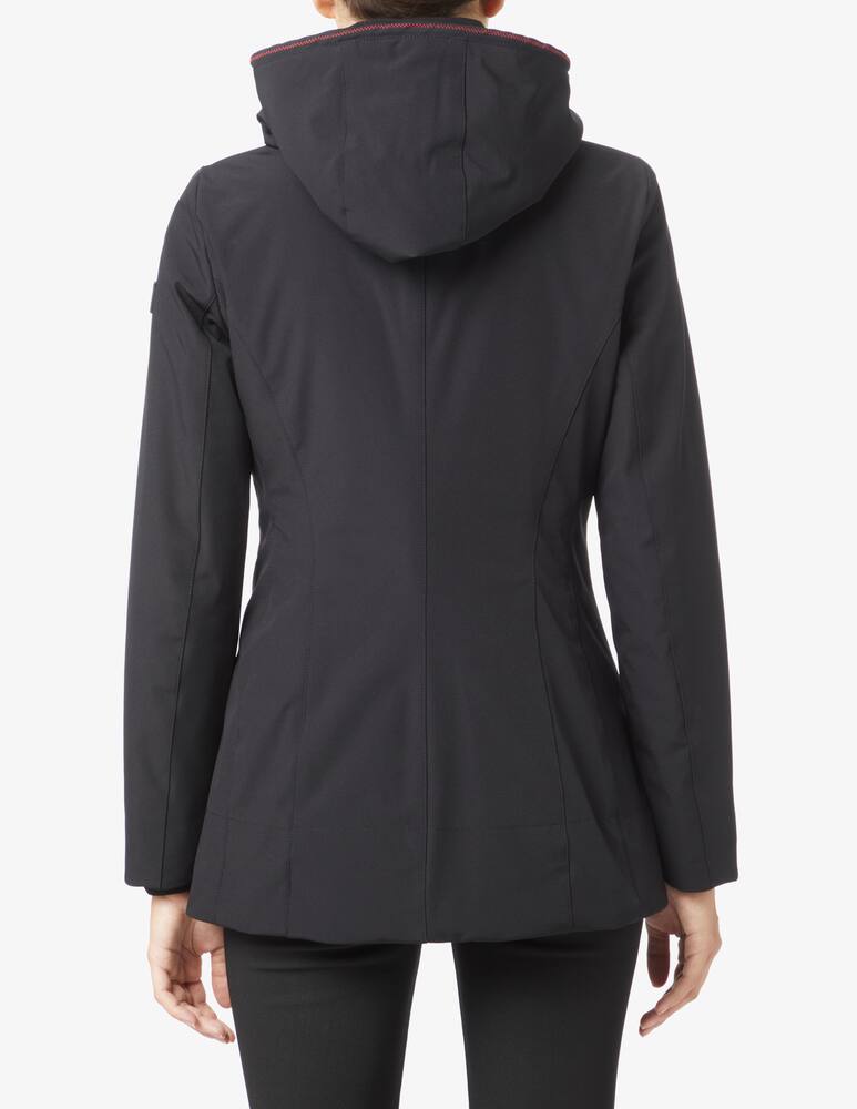 rinascente Peuterey Giacca bomber corta con cappuccio Palomar MD softshell - Nero