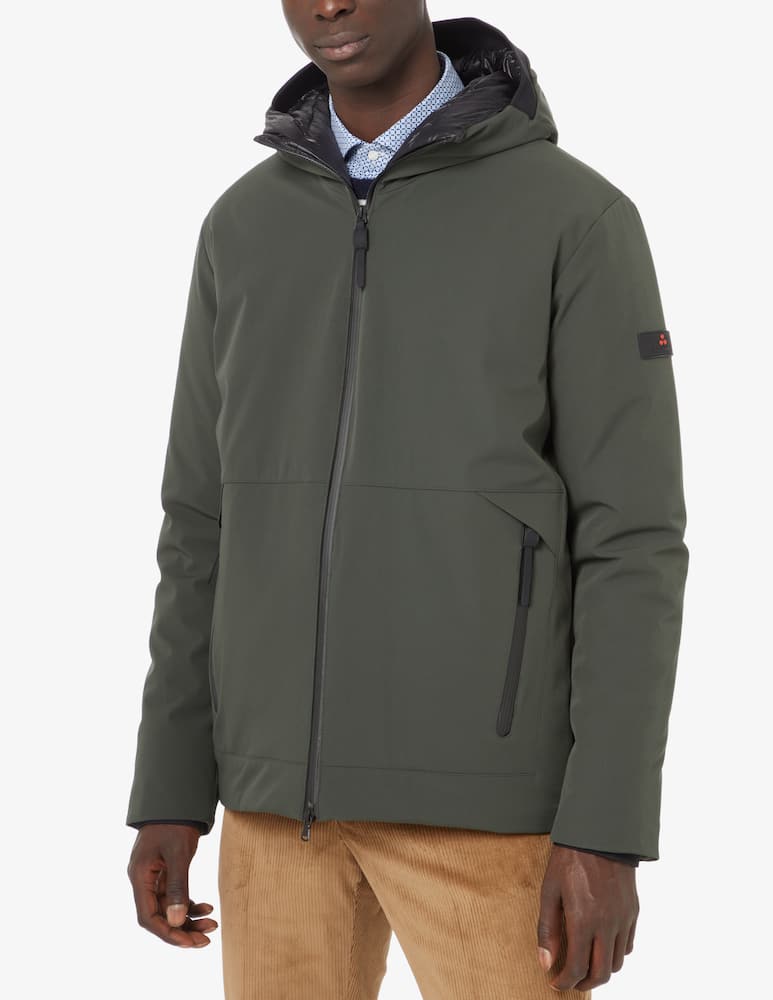 Peuterey Loge hooded softshell jacket - Green - picture 1 Peuterey Loge hooded softshell jacket - Green - picture 1