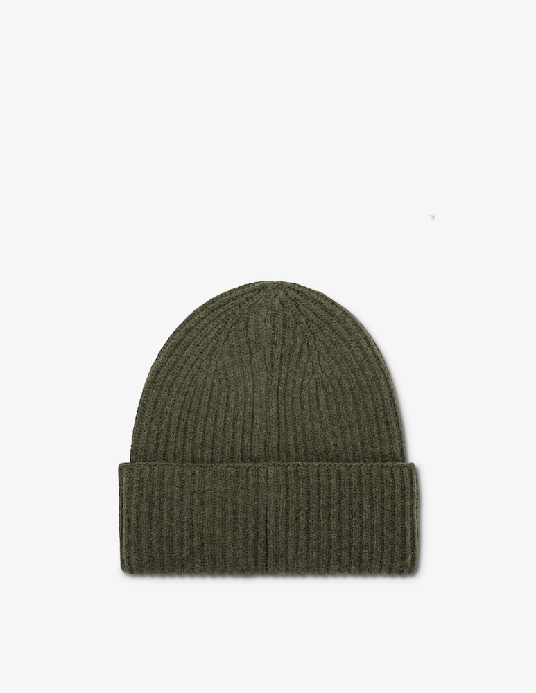 Peuterey Beanie a costine con patch logo savis - immagine 2 Peuterey Beanie a costine con patch logo savis - immagine 2