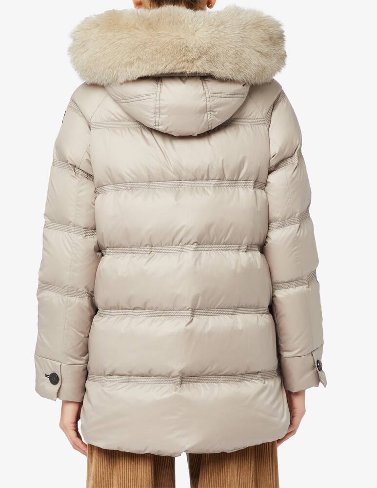 rinascente Peuterey Flared takan with synthetic fur