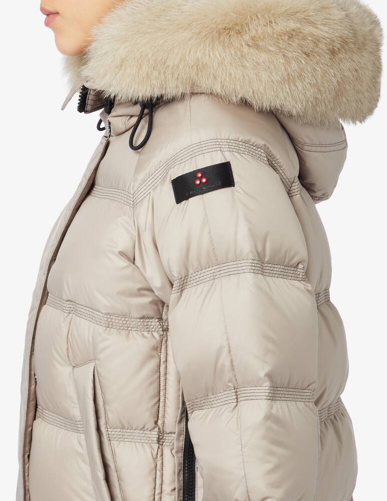 rinascente Peuterey Flared takan with synthetic fur