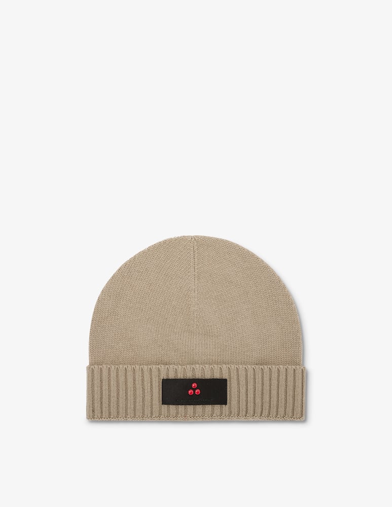 Peuterey Beanie liscio con patch logo silli - immagine 1 Peuterey Beanie liscio con patch logo silli - immagine 1