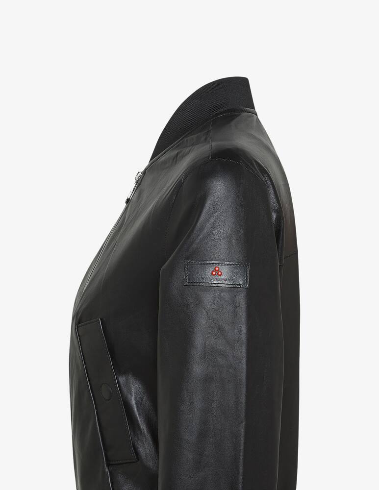 rinascente Peuterey Chiosya leather bomber jacket